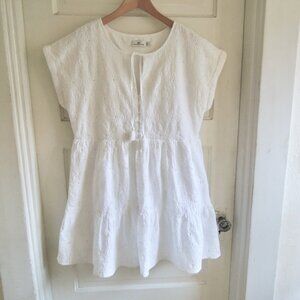 Vineyard Vines White Island Eyelet Swing Dress L